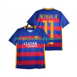 FC Barcelona Neymar JR 11 2015-2016 Retro Koti Fanipelipaita (Miehet) Lyhythihainen