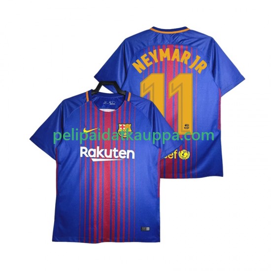 FC Barcelona Neymar JR 11 2017-2018 Retro Koti Fanipelipaita (Miehet) Lyhythihainen FC Barcelona Neymar JR 11 2017-2018 Retro Koti Fanipelipaita (Miehet) Lyhythihainen