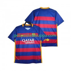 FC Barcelona 2015-2016 Retro Koti Fanipelipaita (Miehet) Lyhythihainen