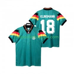 Saksa KLINSMANN 18 1992 Retro Vieras Fanipelipaita (Miehet) Lyhythihainen