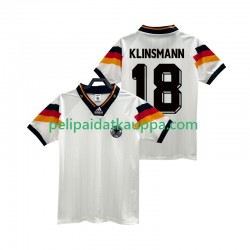 Saksa KLINSMANN 18 1992 Retro Koti Fanipelipaita (Miehet) Lyhythihainen