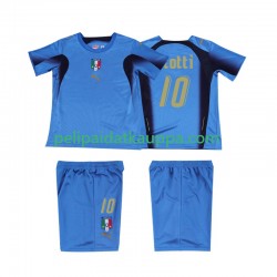 Italia TOTTI 10 Retro Koti Fanipelipaita (Lasten) 2006 Lyhythihainen