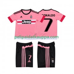 Juventus Cristiano RONALDO 7 2015 2016 Retro Vieras Fanipelipaita (Lasten) Lyhythihainen
