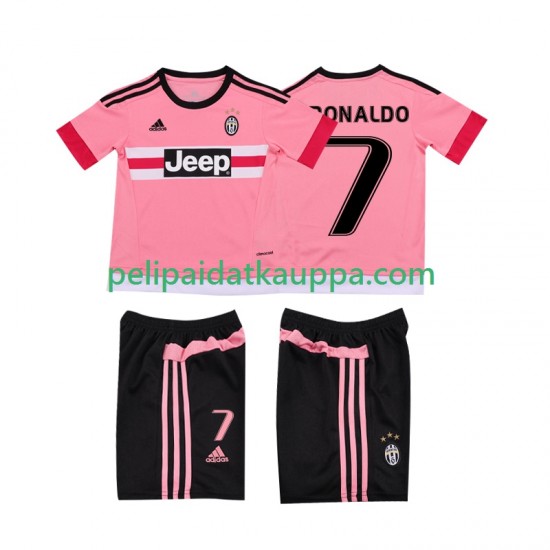 Juventus Cristiano RONALDO 7 2015 2016 Retro Vieras Fanipelipaita (Lasten) Lyhythihainen Juventus Cristiano RONALDO 7 2015 2016 Retro Vieras Fanipelipaita (Lasten) Lyhythihainen