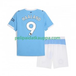 Manchester City Erling Haaland 9 Koti Fanipelipaita (Lasten) 2025-2026 Lyhythihainen