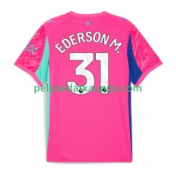 Manchester City Ederson Moraes 31 Maalivahdin Vieras Fanipelipaita (Miehet) 2025-2026 Lyhythihainen