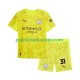 Manchester City Ederson Moraes 31 Maalivahdin Kolmas Fanipelipaita (Lasten) 2025-2026 Lyhythihainen