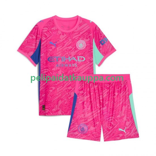 Manchester City Maalivahdin Vieras Fanipelipaita (Lasten) 2025-2026 Lyhythihainen Manchester City Maalivahdin Vieras Fanipelipaita (Lasten) 2025-2026 Lyhythihainen