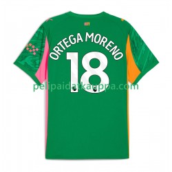 Manchester City ORTEGA MORENO 18 Maalivahdin Koti Fanipelipaita (Miehet) 2025-2026 Lyhythihainen