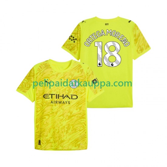 Manchester City ORTEGA MORENO 18 Maalivahdin Kolmas Fanipelipaita (Miehet) 2025-2026 Lyhythihainen