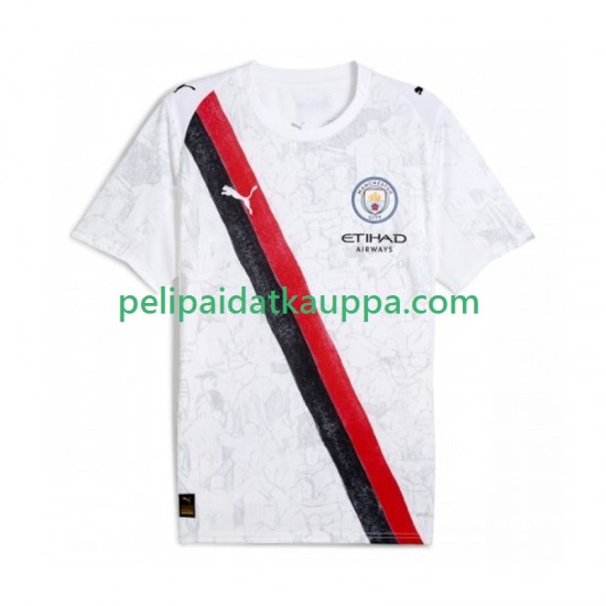 Manchester City UPER Koti Fanipelipaita (Miehet) (Lasten) 2025-2026 Lyhythihainen Manchester City UPER Koti Fanipelipaita (Miehet) (Lasten) 2025-2026 Lyhythihainen