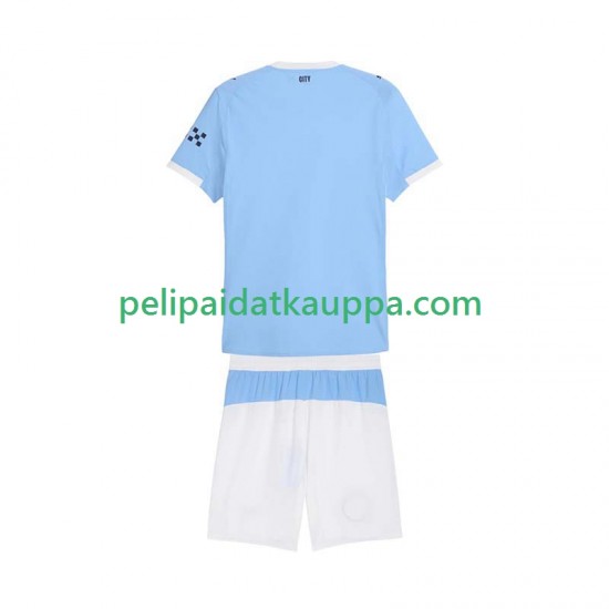Manchester City Koti Fanipelipaita (Lasten) 2025-2026 Lyhythihainen