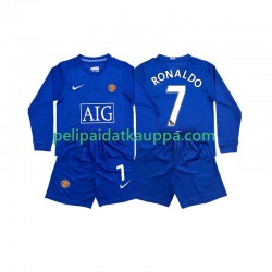 Manchester United Cristiano Ronaldo 7 Retro Vieras Fanipelipaita (Lasten) 2008 Pitkähihainen