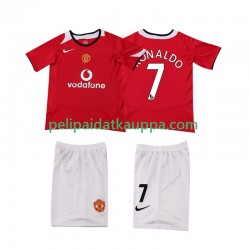 Manchester United Cristiano Ronaldo 7 Retro Koti Fanipelipaita (Lasten) 2004 2006 Lyhythihainen