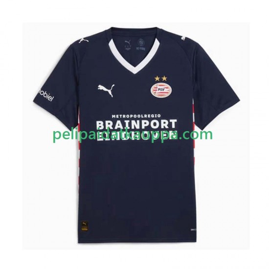 PSV Eindhoven Vieras Fanipelipaita (Miehet) 2025-2026 Lyhythihainen PSV Eindhoven Vieras Fanipelipaita (Miehet) 2025-2026 Lyhythihainen