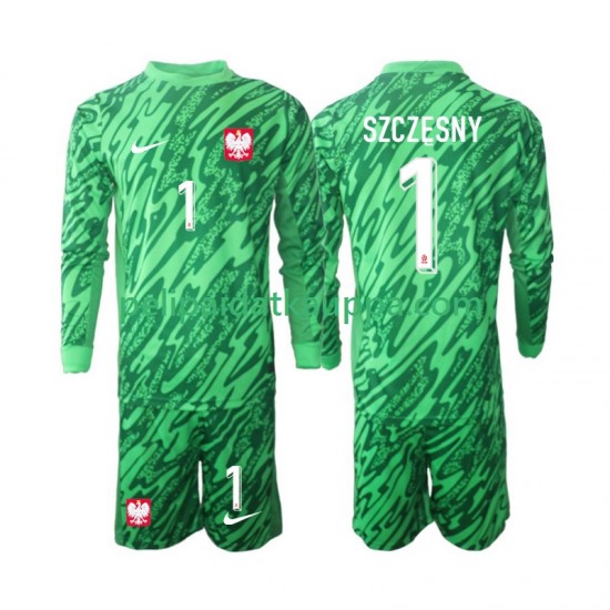 Puola Szczesny 1 Maalivahdin Kolmas Fanipelipaita (Lasten) 2024 Pitkähihainen Puola Szczesny 1 Maalivahdin Kolmas Fanipelipaita (Lasten) 2024 Pitkähihainen