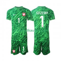 Puola Szczesny 1 Maalivahdin Kolmas Fanipelipaita (Lasten) 2024 Lyhythihainen