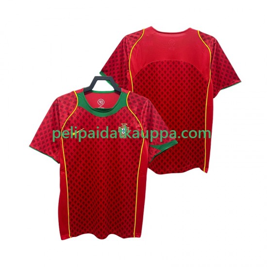 Portugali Retro Koti Fanipelipaita (Miehet) 2004 Lyhythihainen Portugali Retro Koti Fanipelipaita (Miehet) 2004 Lyhythihainen