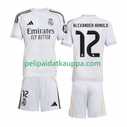 Real Madrid Alexander-Arnold 12 Koti Fanipelipaita (Lasten) 2025-2026 Lyhythihainen