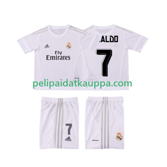 Real Madrid Cristiano Ronaldo 7 2015 2016 Retro Koti Fanipelipaita (Lasten) Lyhythihainen