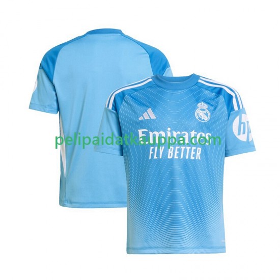 Real Madrid Maalivahdin Koti Fanipelipaita (Miehet) 2025-2026 Lyhythihainen Real Madrid Maalivahdin Koti Fanipelipaita (Miehet) 2025-2026 Lyhythihainen