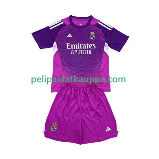Real Madrid Maalivahdin Vieras Fanipelipaita (Lasten) 2025-2026 Lyhythihainen