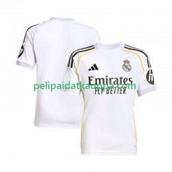 Real Madrid Koti Fanipelipaita (Miehet) 2025-2026 Lyhythihainen