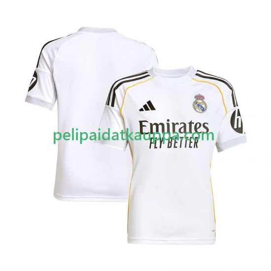 Real Madrid Koti Fanipelipaita (Miehet) 2025-2026 Lyhythihainen