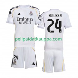 Real Madrid Huijsen 24 Koti Fanipelipaita (Lasten) 2025-2026 Lyhythihainen