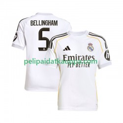 Real Madrid Jude Bellingham 5 Koti Fanipelipaita (Miehet) 2025-2026 Lyhythihainen