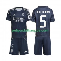 Real Madrid Jude Bellingham 5 Vieras Fanipelipaita (Lasten) 2025-2026 Lyhythihainen