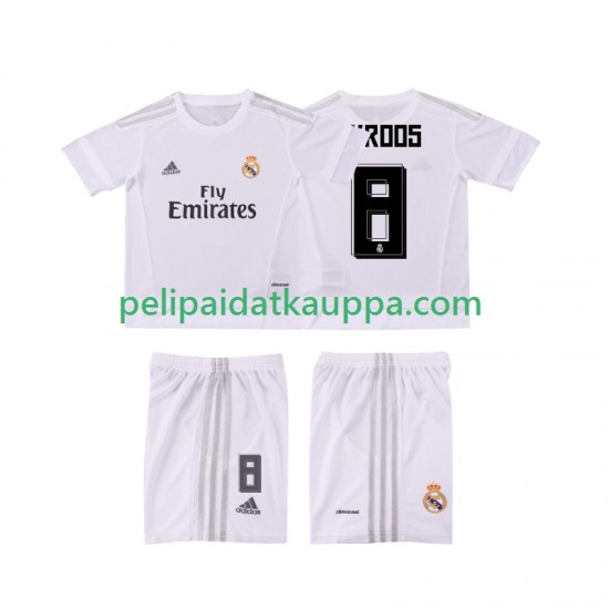 Real Madrid KROOS 8 2015 2016 Retro Koti Fanipelipaita (Lasten) Lyhythihainen