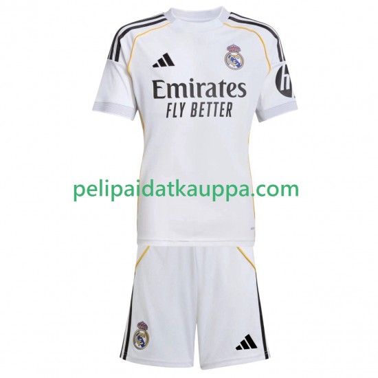 Real Madrid Koti Fanipelipaita (Lasten) 2025-2026 Lyhythihainen