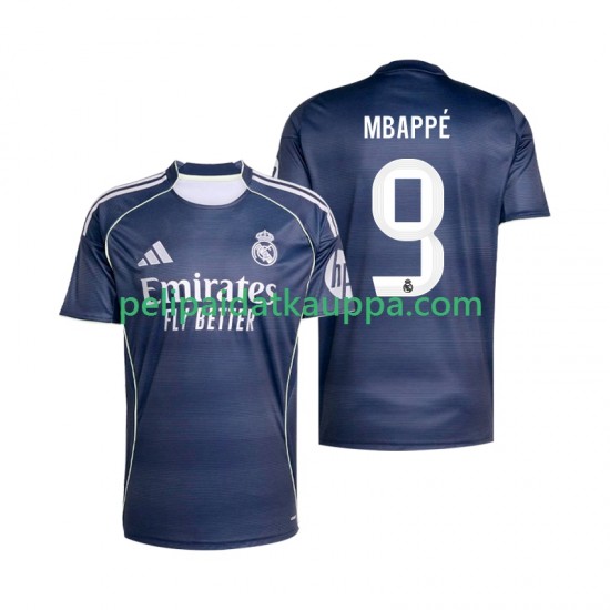 Real Madrid Mbappé Kylian 9 Vieras Fanipelipaita (Miehet) 2025-2026 Lyhythihainen Real Madrid Mbappé Kylian 9 Vieras Fanipelipaita (Miehet) 2025-2026 Lyhythihainen