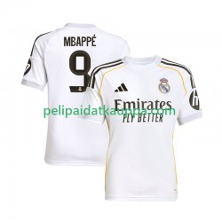 Real Madrid Mbappé Kylian 9 Koti Fanipelipaita (Miehet) 2025-2026 Lyhythihainen