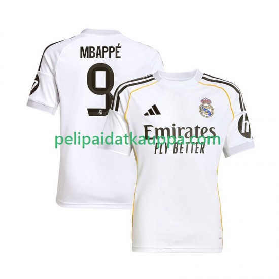 Real Madrid Mbappé Kylian 9 Koti Fanipelipaita (Miehet) 2025-2026 Lyhythihainen Real Madrid Mbappé Kylian 9 Koti Fanipelipaita (Miehet) 2025-2026 Lyhythihainen