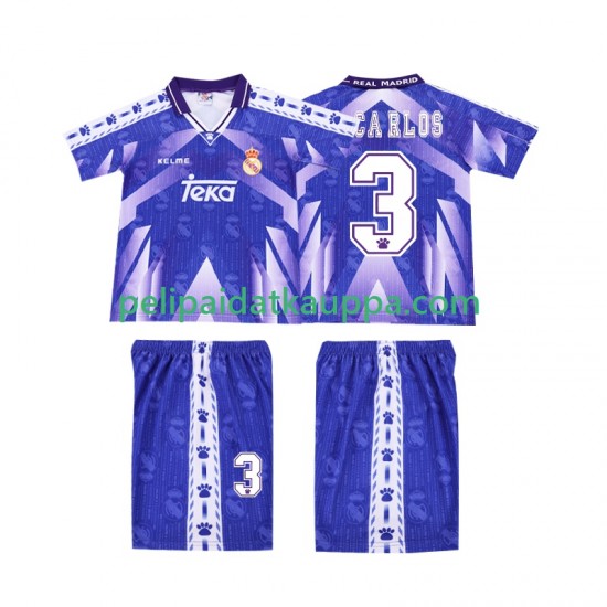 Real Madrid R CARLOS 3 1996-1997 Retro Vieras Fanipelipaita (Lasten) Lyhythihainen Real Madrid R CARLOS 3 1996-1997 Retro Vieras Fanipelipaita (Lasten) Lyhythihainen