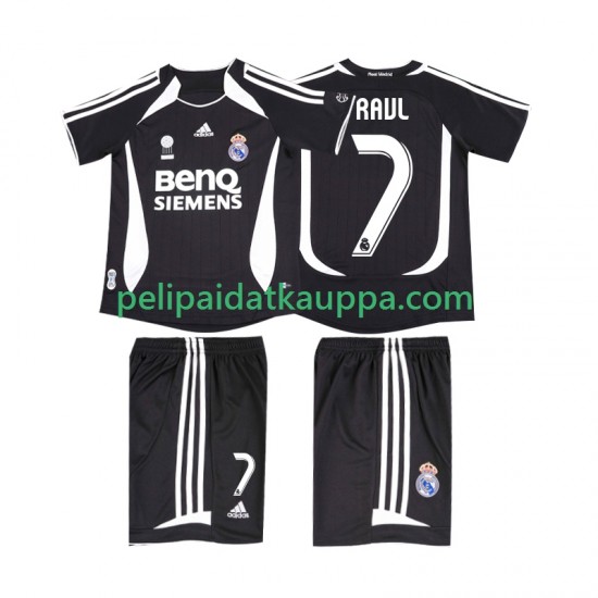 Real Madrid RAUL 7 2007 Retro Vieras Fanipelipaita (Lasten) 2006 Lyhythihainen