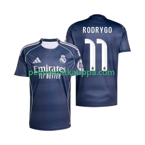 Real Madrid Rodrygo 11 Vieras Fanipelipaita (Miehet) 2025-2026 Lyhythihainen