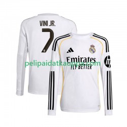 Real Madrid Vinicius Junior 7 Koti Fanipelipaita (Miehet) 2025-2026 Pitkähihainen