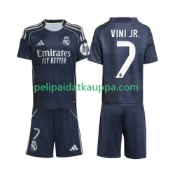 Real Madrid Vinicius Junior 7 Vieras Fanipelipaita (Lasten) 2025-2026 Lyhythihainen