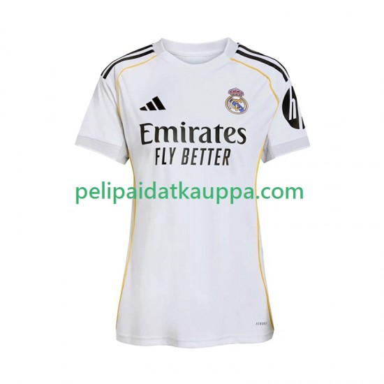 Real Madrid Koti Fanipelipaita (Naiset) 2025-2026 Lyhythihainen Real Madrid Koti Fanipelipaita (Naiset) 2025-2026 Lyhythihainen