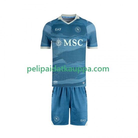 Napoli SSC Special Koti Fanipelipaita (Lasten) 2024-2025 Lyhythihainen Napoli SSC Special Koti Fanipelipaita (Lasten) 2024-2025 Lyhythihainen