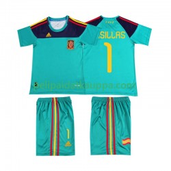 Espanja Casillas 1 Retro Koti Fanipelipaita (Lasten) 2010 Lyhythihainen