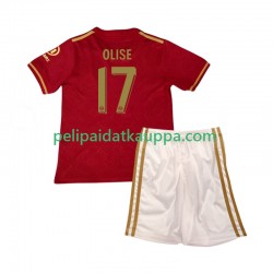 FC Bayern München 125th Anniversary Michael Olise 17 Red Koti Fanipelipaita (Lasten) 2024-2025 Lyhythihainen