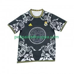 Real Madrid Versace Black Edition Koti Fanipelipaita (Miehet) 2024-2025 Lyhythihainen