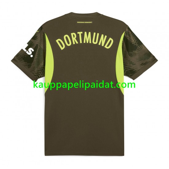 Borussia Dortmund Maalivahdin Koti Fanipelipaita (Miehet) 2024-2025 Lyhythihainen