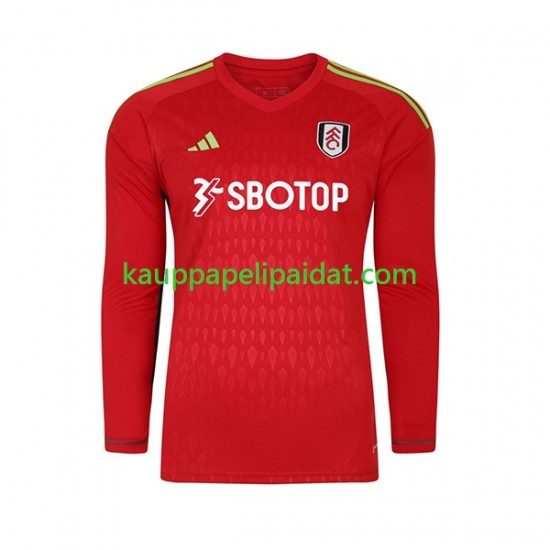 Fulham Maalivahdin Koti Fanipelipaita (Miehet) 2023-2024 Pitkähihainen Fulham Maalivahdin Koti Fanipelipaita (Miehet) 2023-2024 Pitkähihainen