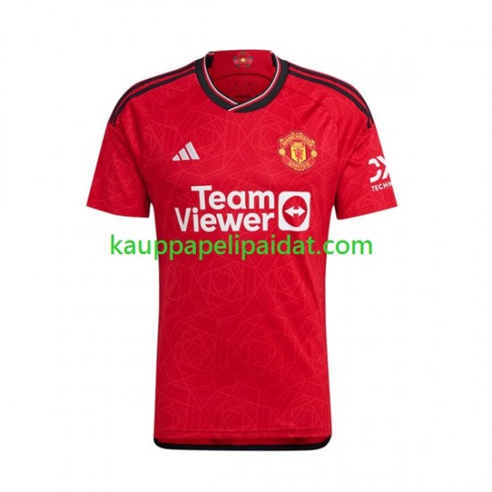 Manchester United Lisandro Martinez 6 Koti Fanipelipaita (Lasten) 2023-2024 Lyhythihainen