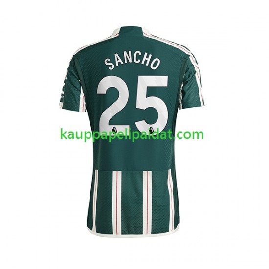 Manchester United Sancho 25 Vieras Fanipelipaita (Miehet) 2023-2024 Lyhythihainen Manchester United Sancho 25 Vieras Fanipelipaita (Miehet) 2023-2024 Lyhythihainen